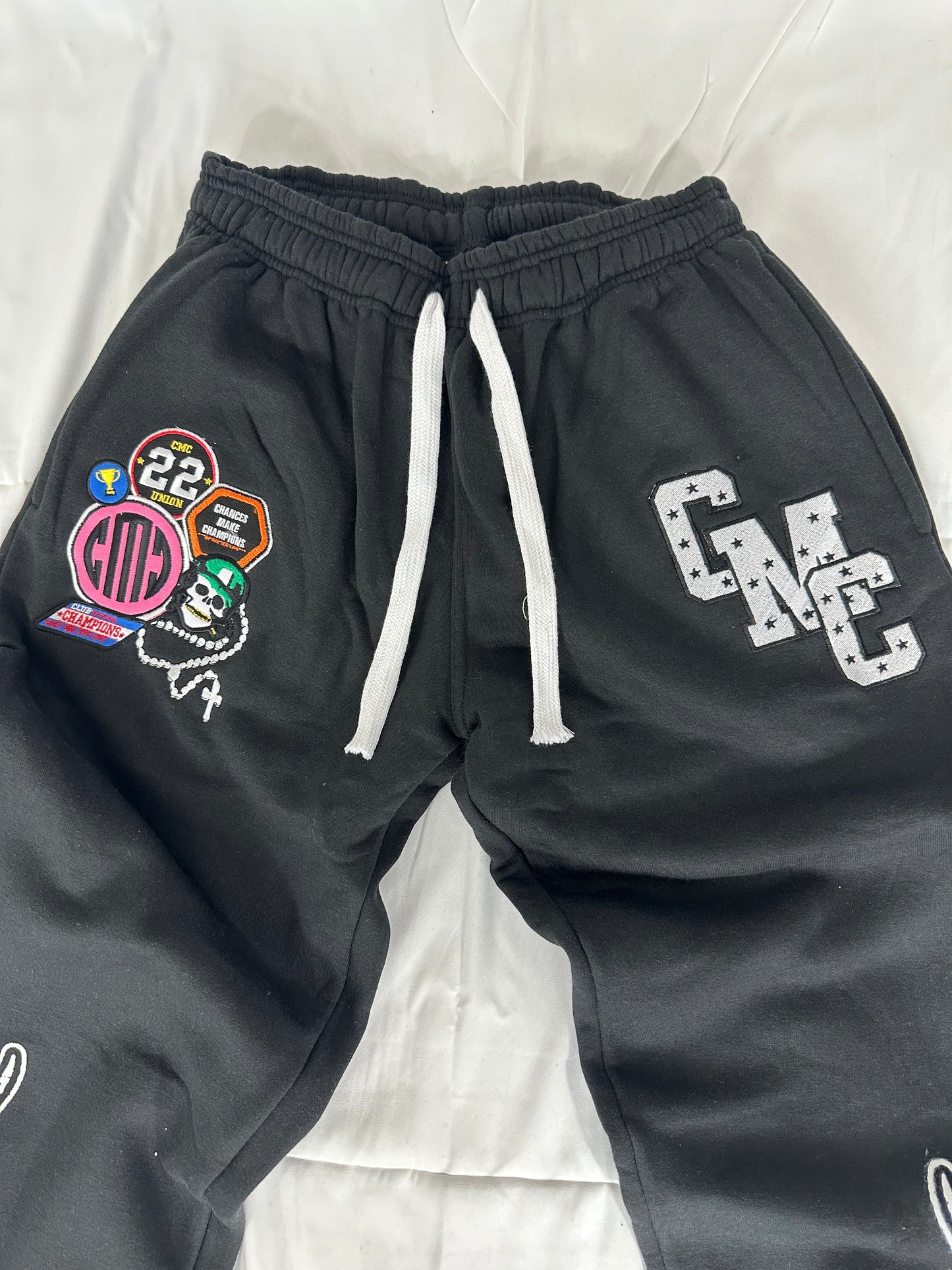 Black & White Patchwork Pants