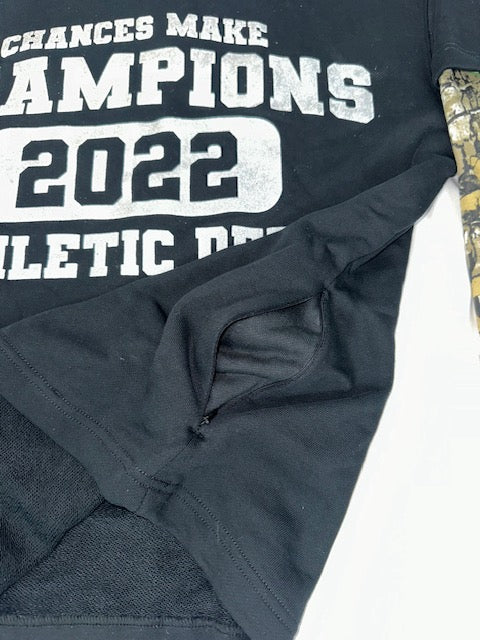 Camo & Reflective Crewneck