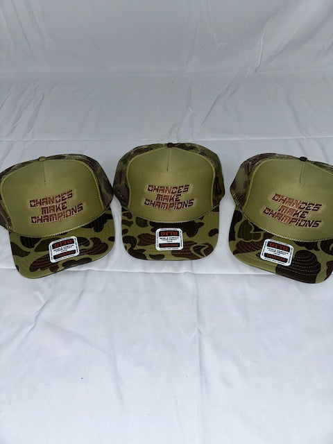 Camo Layout Logo Trucker