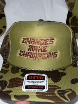 Camo Layout Logo Trucker