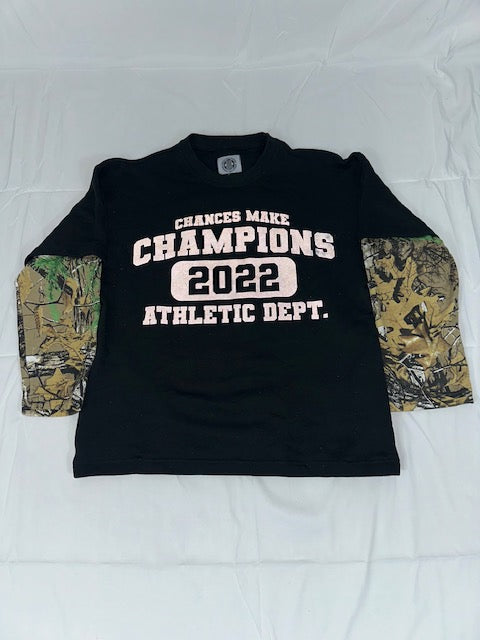 Camo & Reflective Crewneck